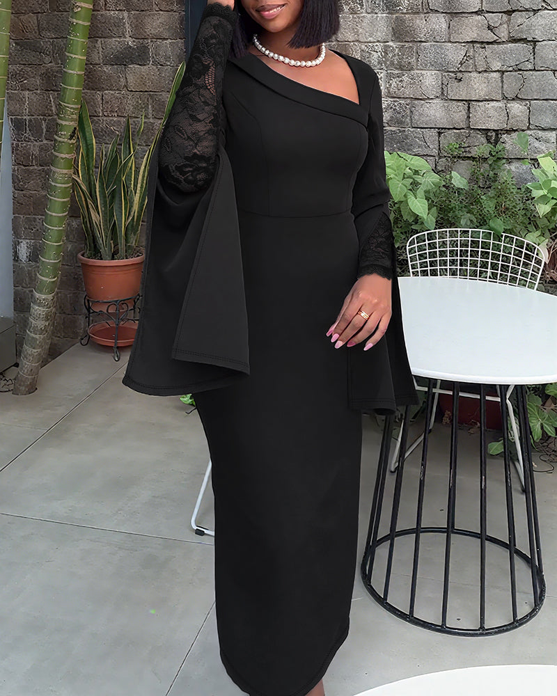 Cindy  Overlay Party Dress