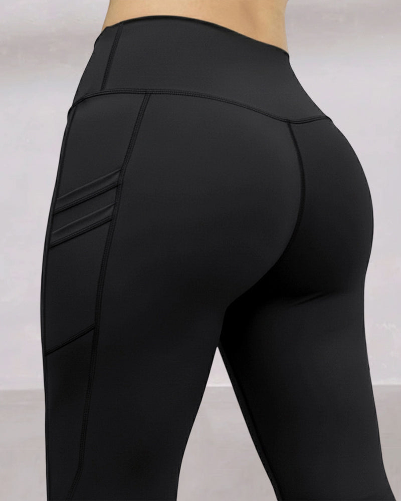 Waisted Workout Athletic Leggings