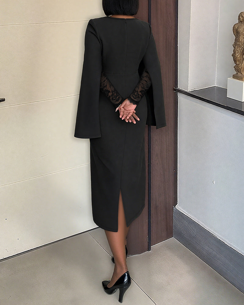 Cindy  Overlay Party Dress
