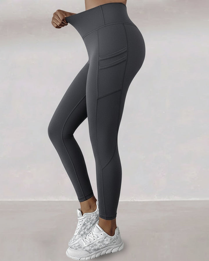 Waisted Workout Athletic Leggings