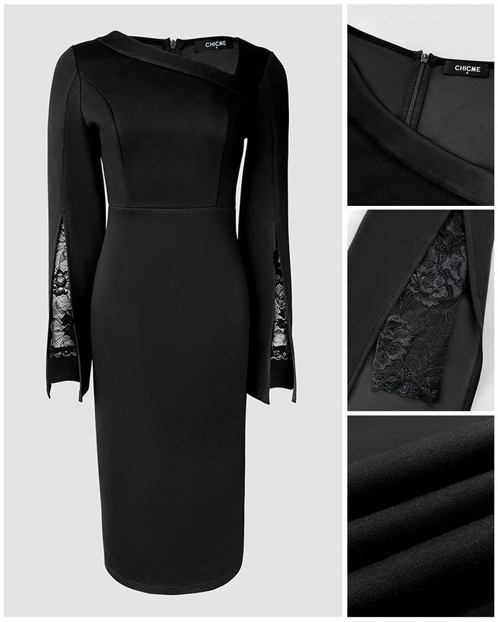 Cindy  Overlay Party Dress