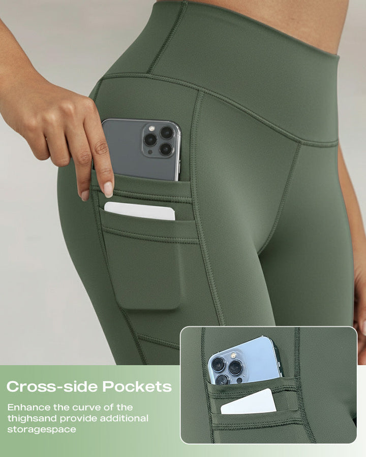 Waisted Workout Athletic Leggings