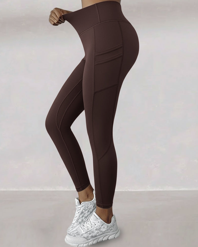 Waisted Workout Athletic Leggings
