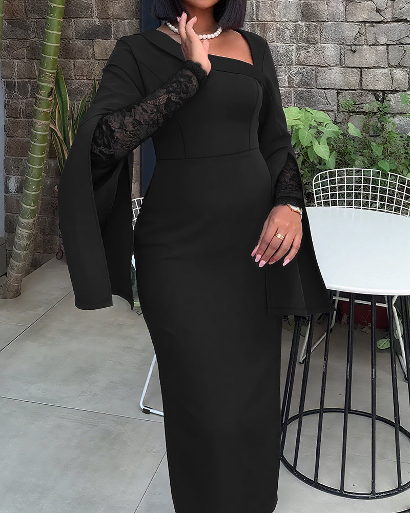 Cindy  Overlay Party Dress