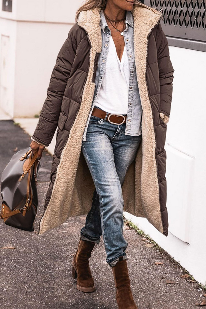 Laluna Reversible Coat | Versatile Elegance for Every Season