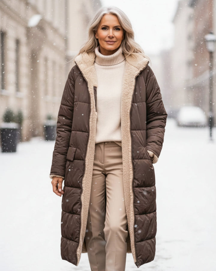 Reversible Winter Coat | Two Beautiful Looks in One Timeless Design