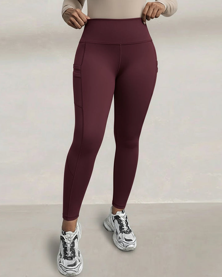 Waisted Workout Athletic Leggings