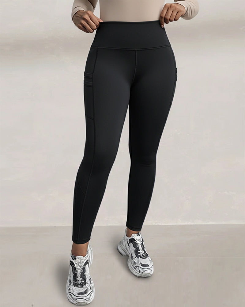 Waisted Workout Athletic Leggings