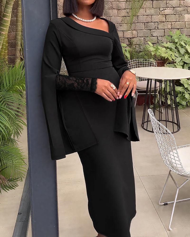 Cindy  Overlay Party Dress