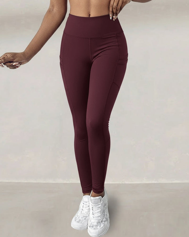 Waisted Workout Athletic Leggings