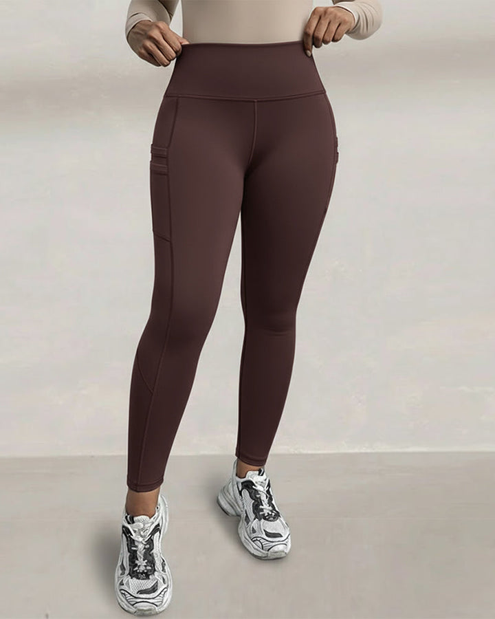 Waisted Workout Athletic Leggings