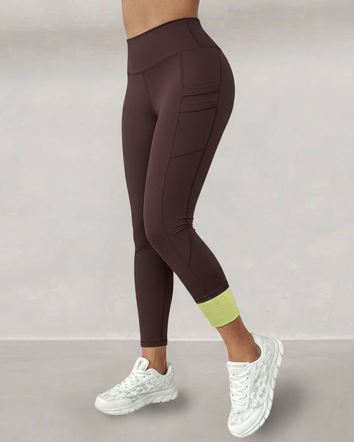 Waisted Workout Athletic Leggings