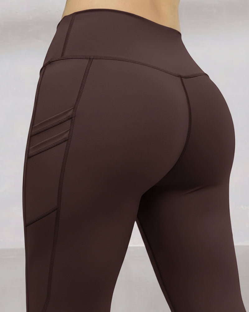 Waisted Workout Athletic Leggings