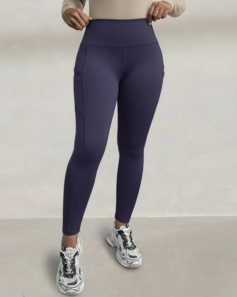 Waisted Workout Athletic Leggings