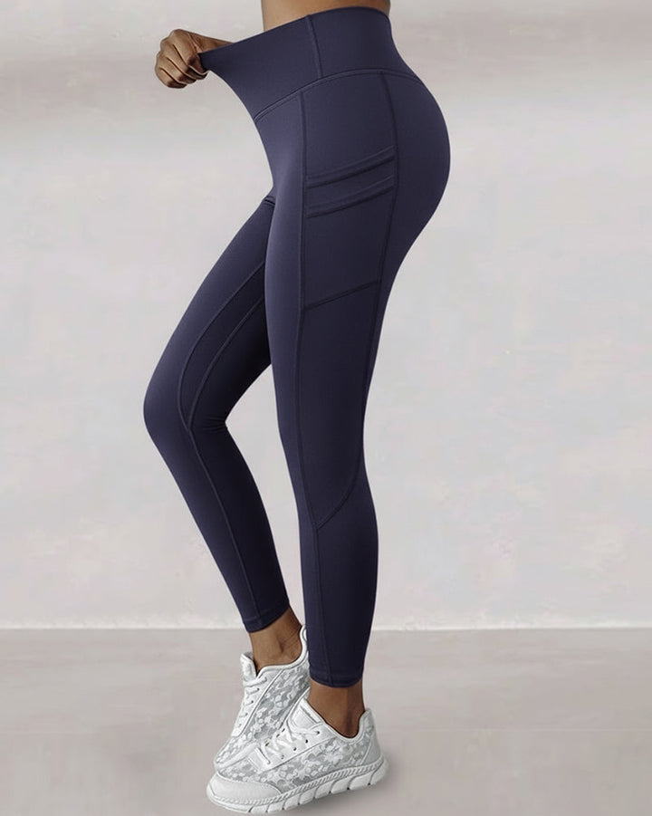 Waisted Workout Athletic Leggings