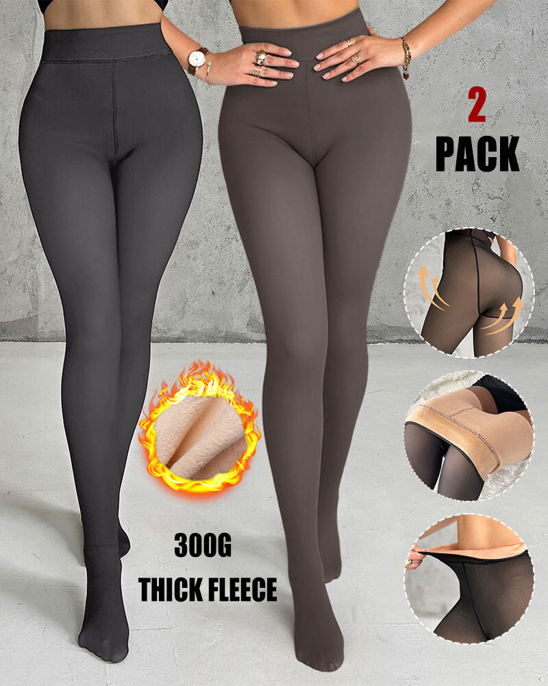 Vivian ShapeLift 2-Piece Magic Thick Fleece Lined Leggings