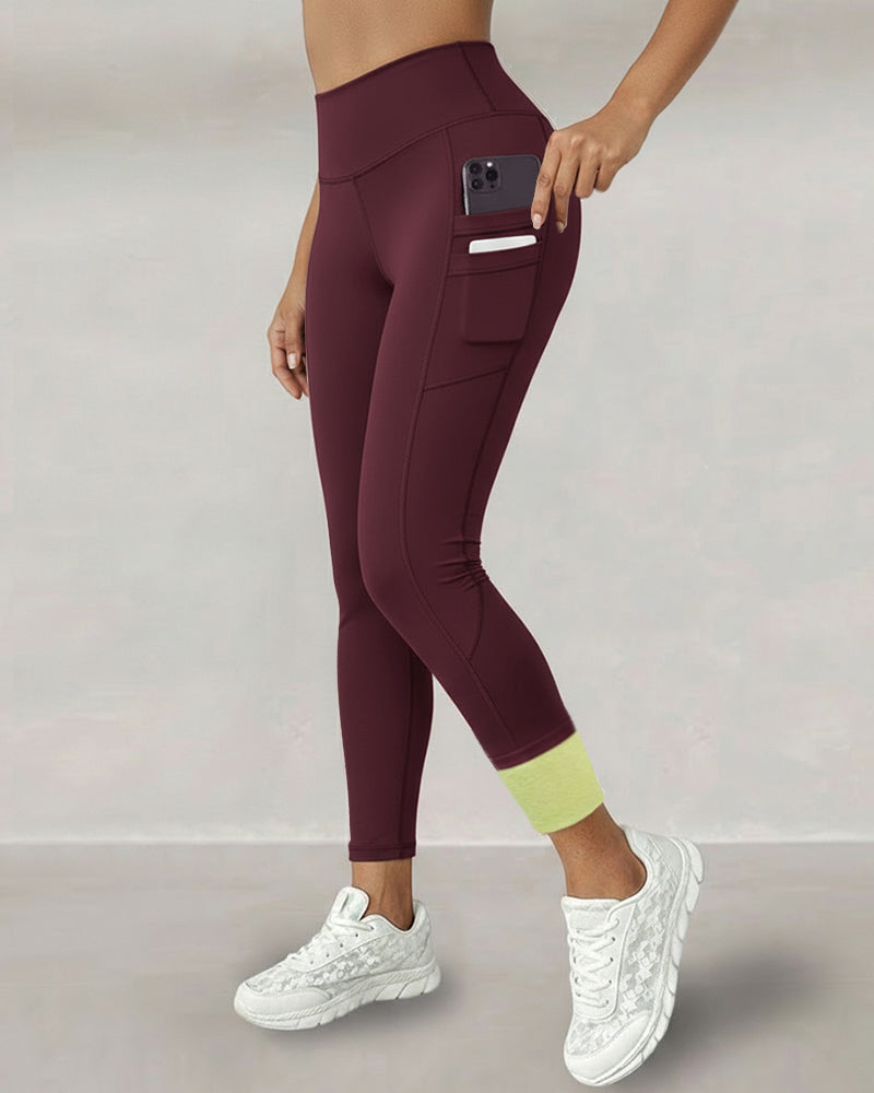 Waisted Workout Athletic Leggings