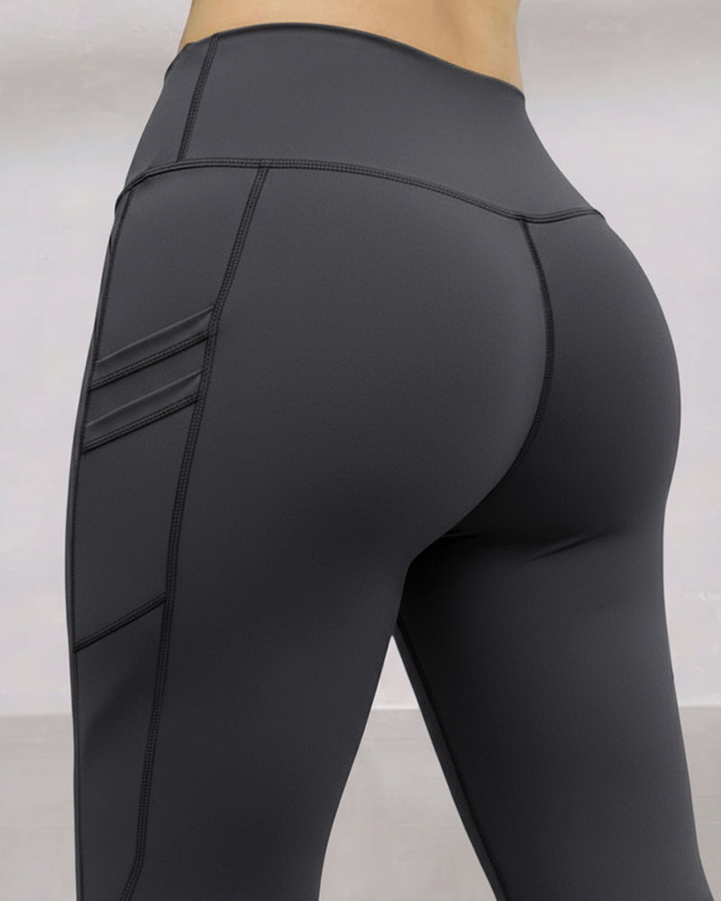 Waisted Workout Athletic Leggings