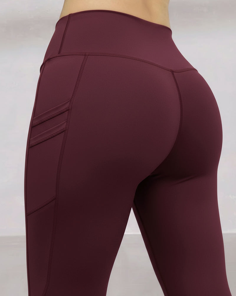 Waisted Workout Athletic Leggings