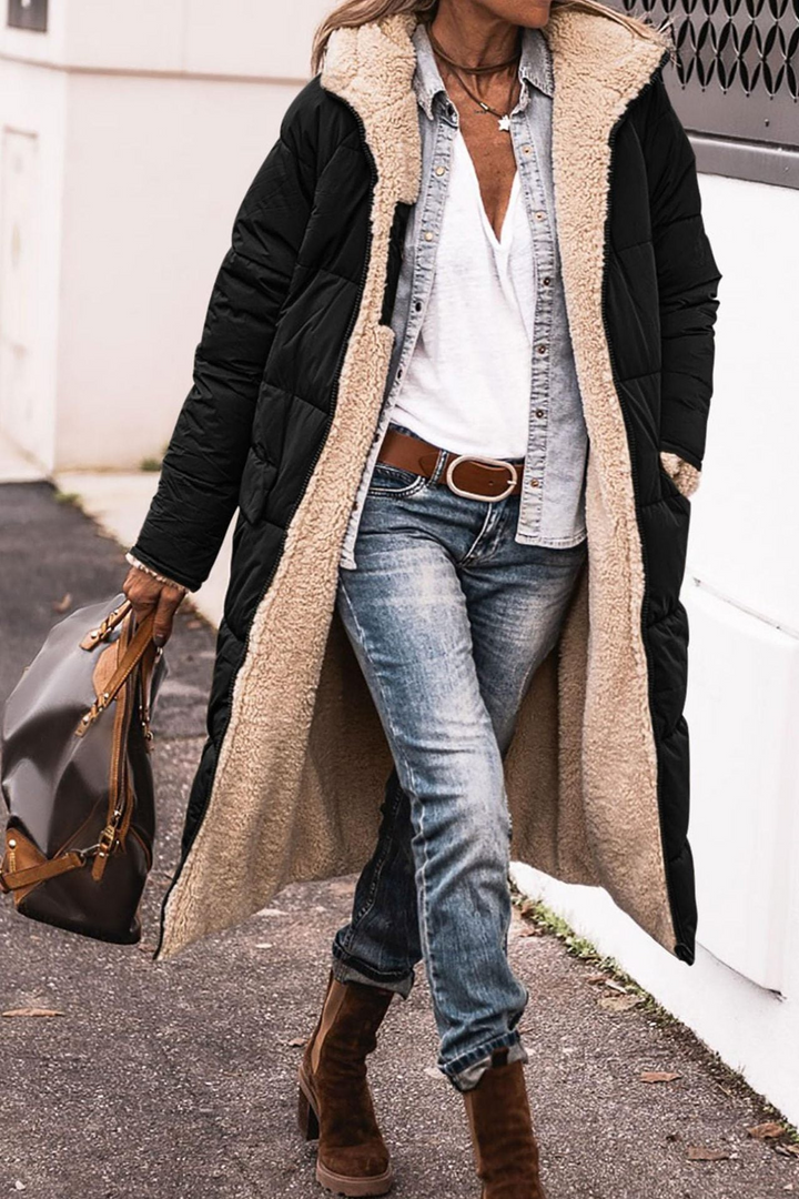 Laluna Reversible Coat | Versatile Elegance for Every Season