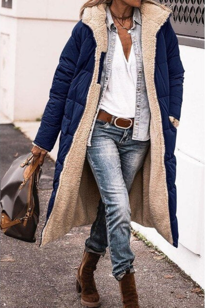 Laluna Reversible Coat | Versatile Elegance for Every Season