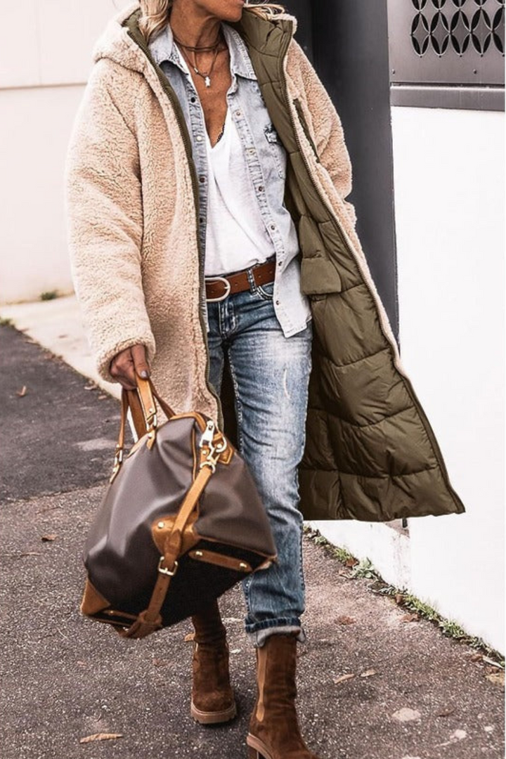 Laluna Reversible Coat | Versatile Elegance for Every Season