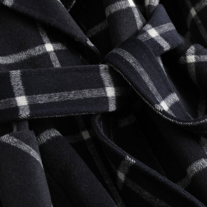 Lapel Black Tweed Coat | Vintage Elegance Meets Modern Strength