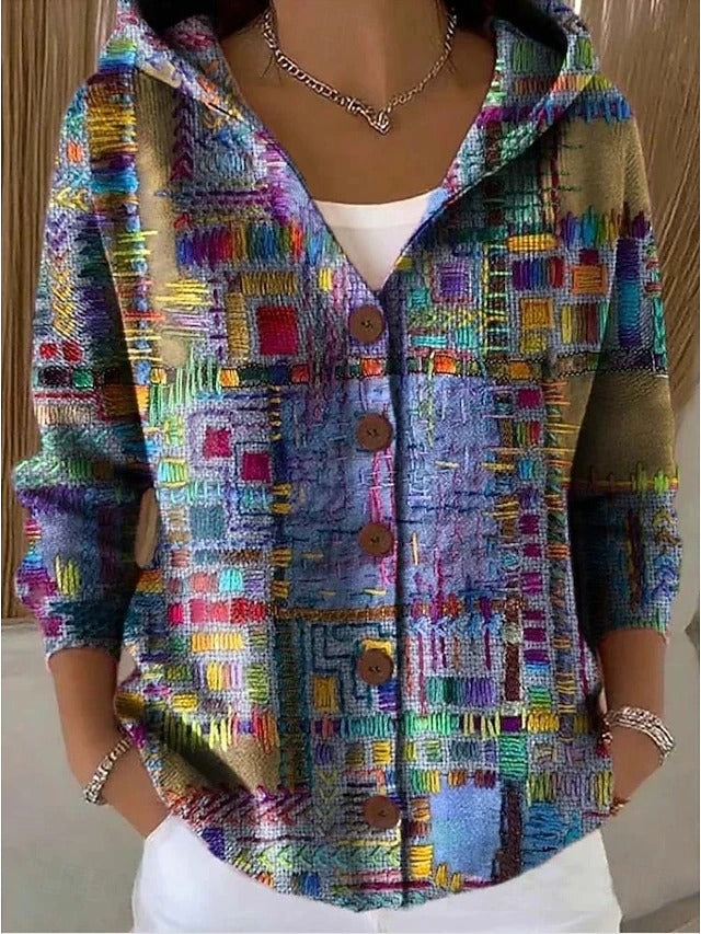 Cassidy - Artistic Long Cardigan