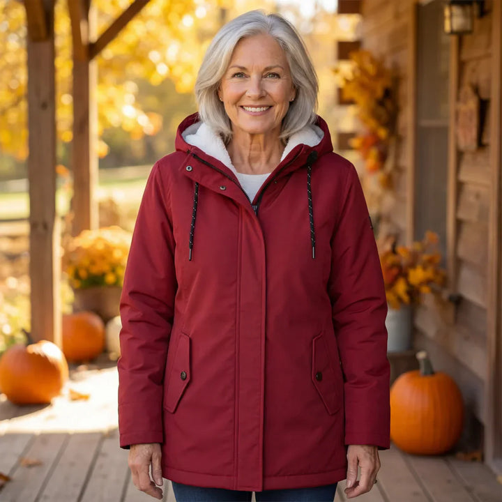 Amina | Hooded Insulated Coat