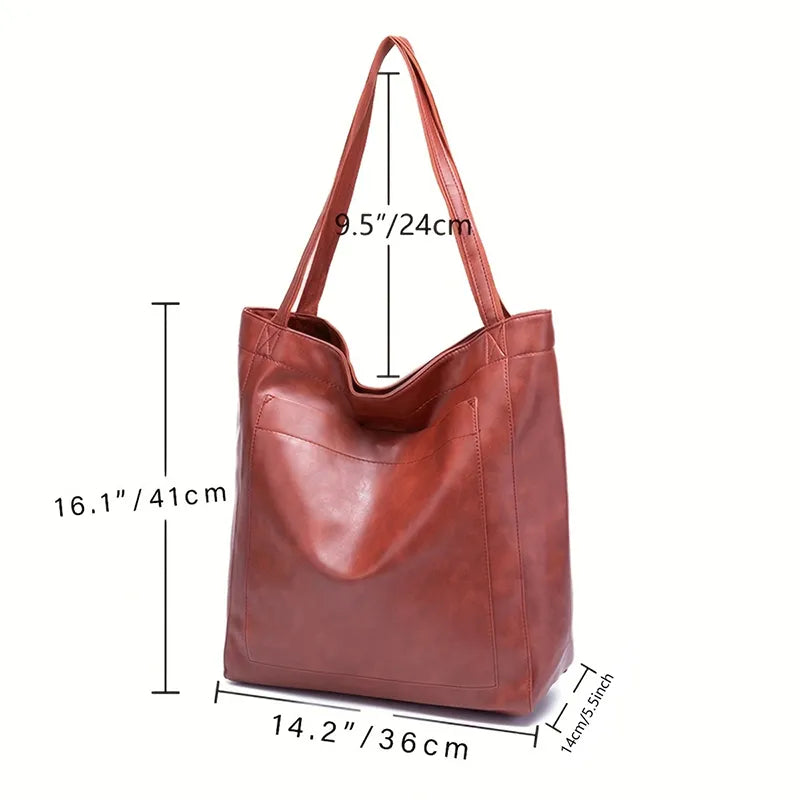 Pamela | Classic Leather Tote